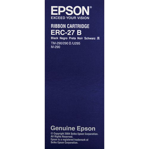 EPSON ERC27B RIBBON CARTRIDGE BLACK C43S015366