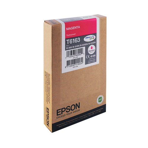 EPSON T6163 DURABRITE ULTRA INK CARTRIDGE MAGENTA C13T616300