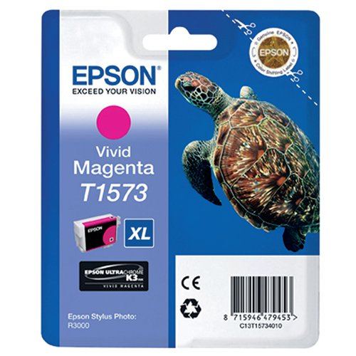 EPSON T1573 TURTLE ULTRACHROME INK CARTRIDGE HIGH YIELD VIVI