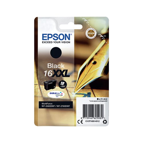 EPSON 16XXL PEN AND CROSSWORD DURABRITE ULTRA INK CARTRIDGE