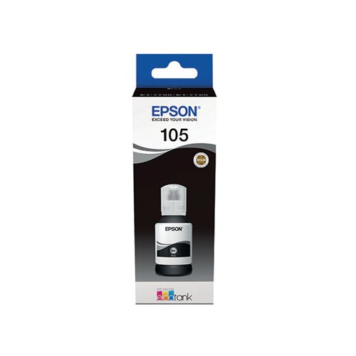 EPSON 105 ECOTANK INK BOTTLE PIGMENT BLACK C13T00Q140