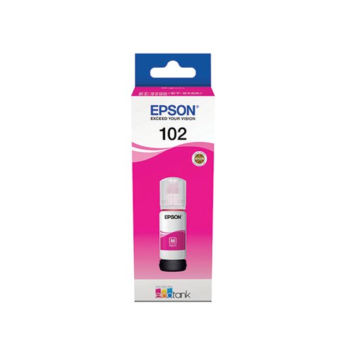 EPSON 102 ECOTANK INK BOTTLE MAGENTA C13T03R340
