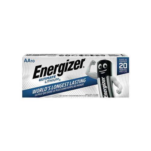 ENERGIZER ULTIMATE LITHIUM AA BATTERIES (PACK OF 10) 634352
