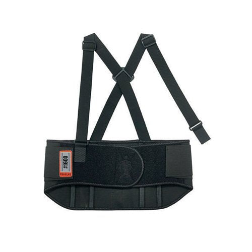 ERGODYNE STANDARD ELASTIC BACK SUPPORT BLACK S EY1600S