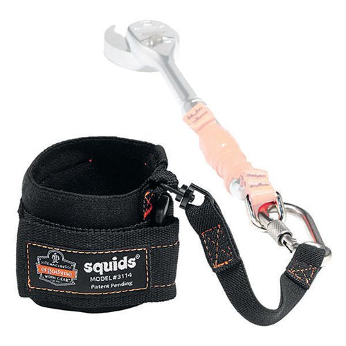 ERGODYNE PULL-ON WRIST TOOL LANYARD CARABINER EY3114