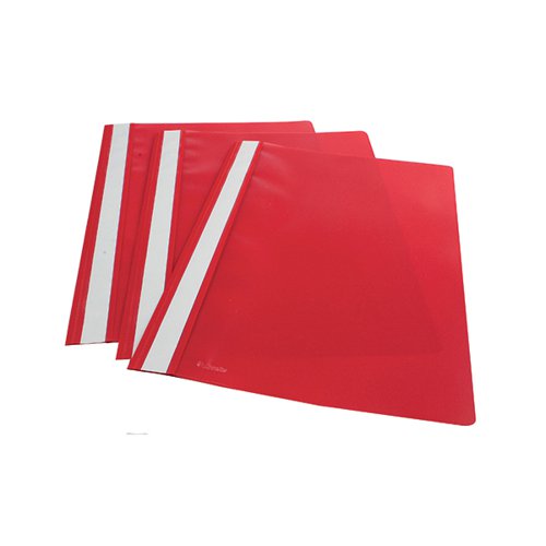ESSELTE REPORT FILE POLYPROPYLENE A4 RED (PACK OF 25) 28316