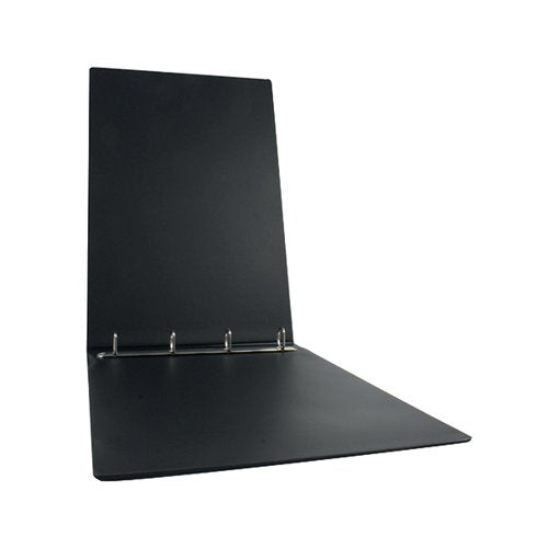 ESSELTE 4 O-RING BINDER 25MM POLYPROPYLENE LANDSCAPE A3 BLAC