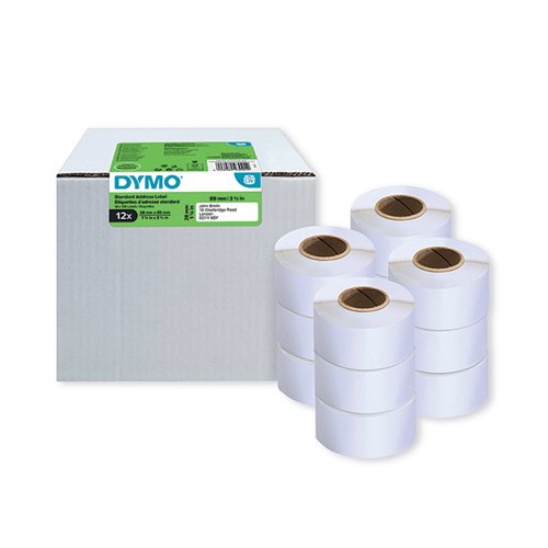 DYMO LABELWRITER STANDARD ADDRESS LABEL 28MMX89MM (PACK OF 1