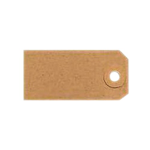 UNSTRUNG TAGS 1A 70 X 35MM BUFF SINGLE (1000 PACK) TG8021