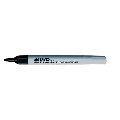 5 STAR VALUE STRATEGY SL DRY WIPE MARKERS BULLET TIP BLACK (