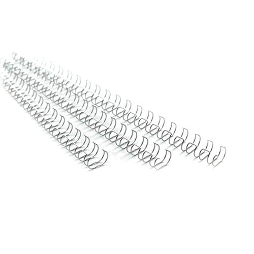 GBC MULTIBIND 8MM A4 70 SHEET BINDING WIRES SILVER (PACK OF
