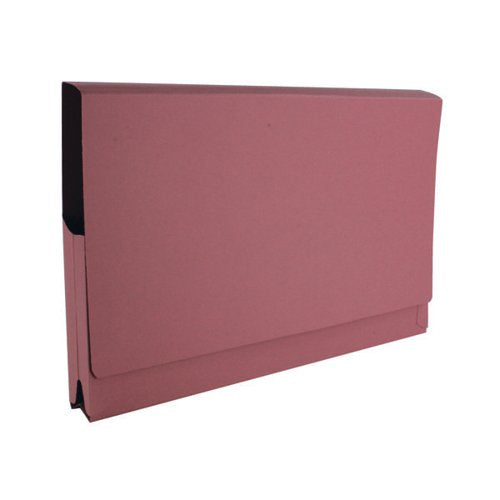 EXACOMPTA GUILDHALL FULL FLAP POCKET WALLET FOOLSCAP PINK (P