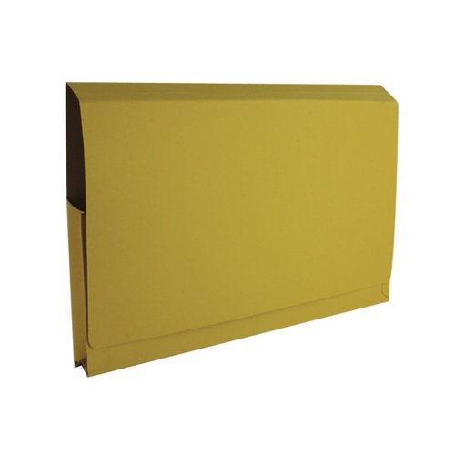 EXACOMPTA GUILDHALL FULL FLAP POCKET WALLET FOOLSCAP YELLOW