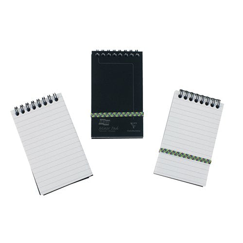CLAIREFONTAINE EUROPA MINOR NOTEBOOK 127X76MM BLACK (PACK OF