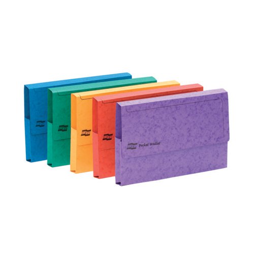 EXACOMPTA EUROPA POCKET WALLET A3 ASSORTED A (PACK OF 25) 47