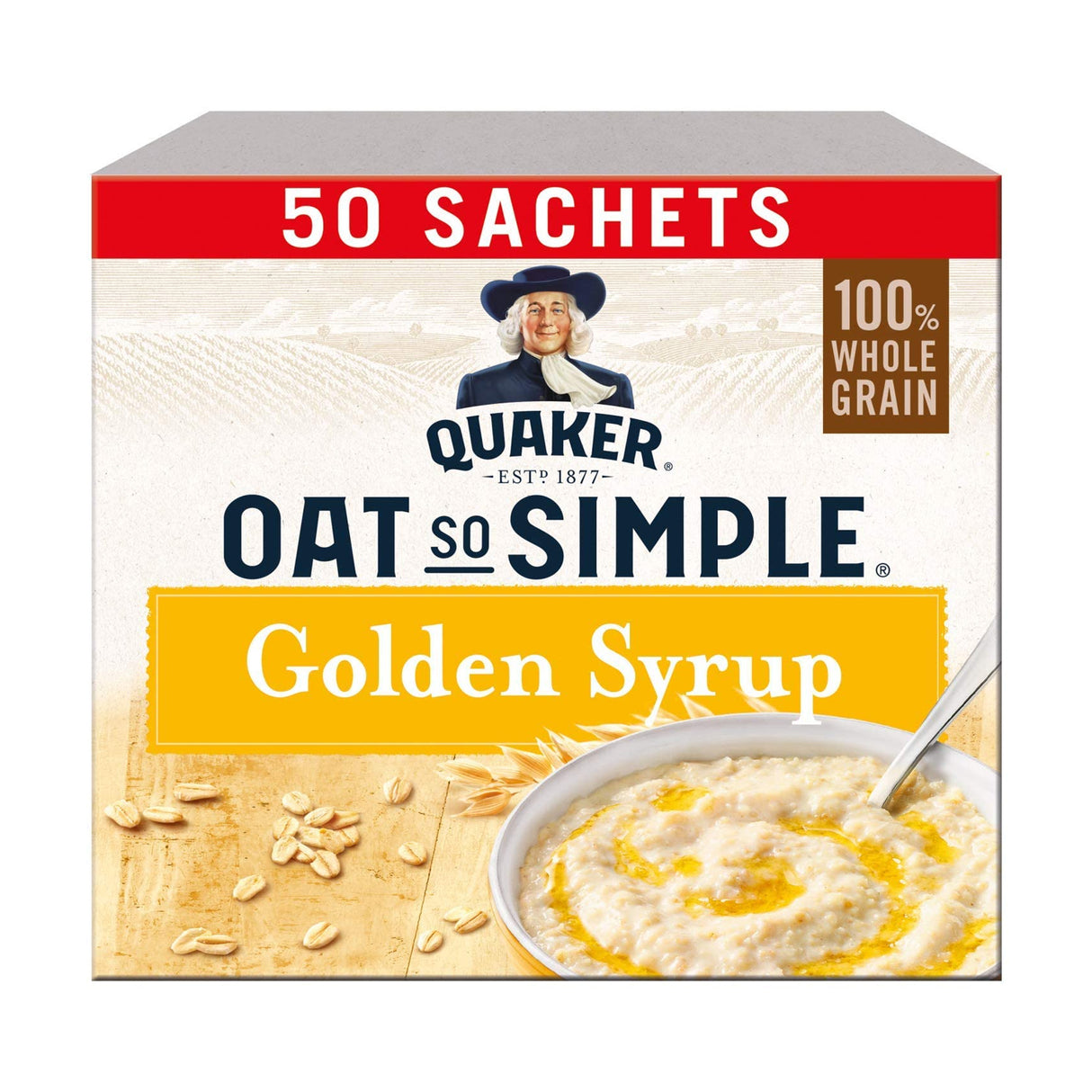 OAT SO SIMPLE GOLDEN SYRUP SACHETS (36g) x 50