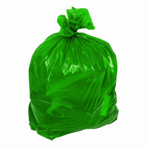 Green rubbish bags deals