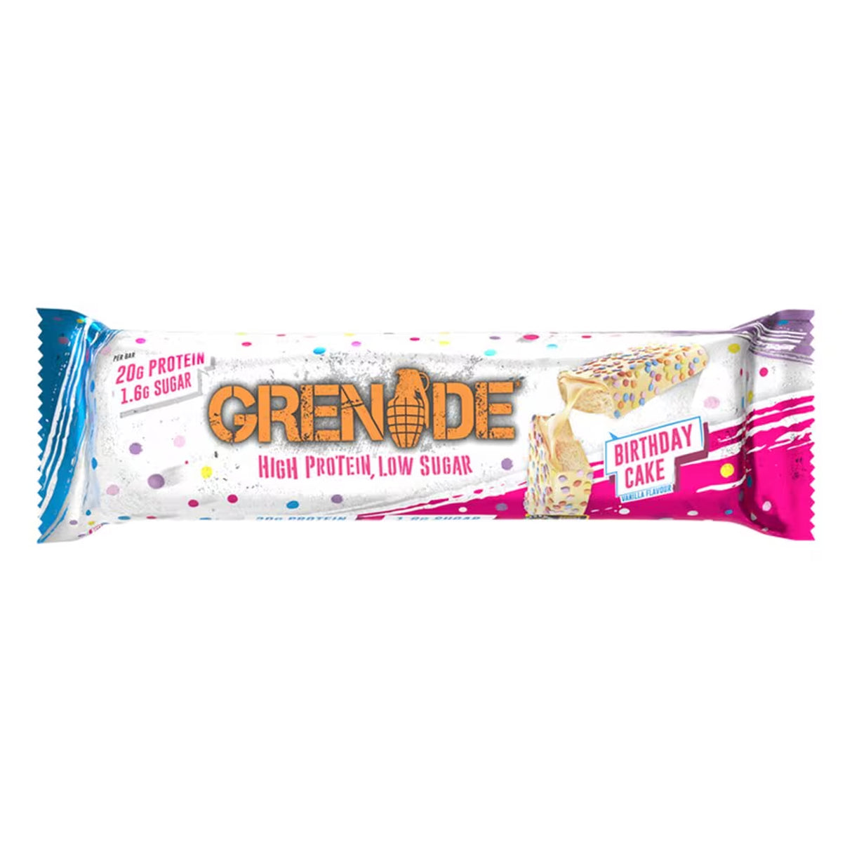 GRENADE CARB KILLA BIRTHDAY CAKE BARS (60g) x 12