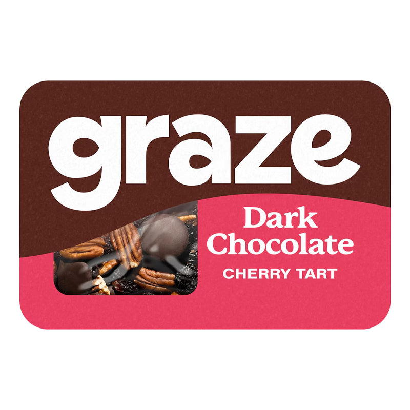 GRAZE DARK CHOCOLATE CHERRY TART (40g) x 9