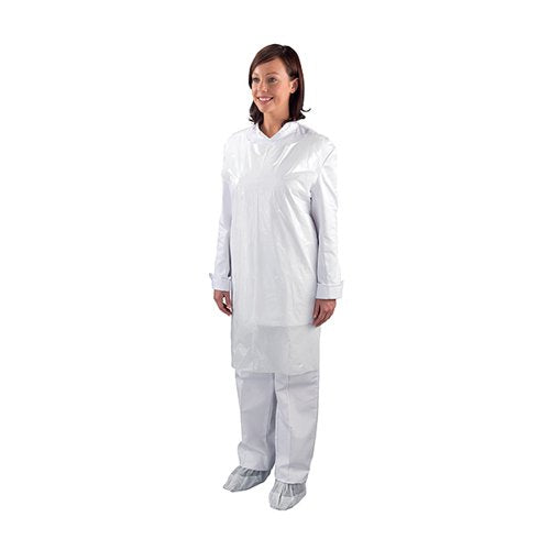 SHIELD DISPOSABLE APRON DISPENSER WHITE (1000 PACK) A2/W