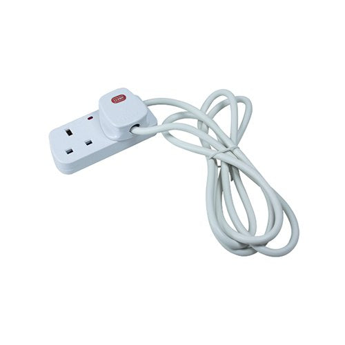 CED 2-WAY WHITE EXTENSION LEAD CEDTS2213M