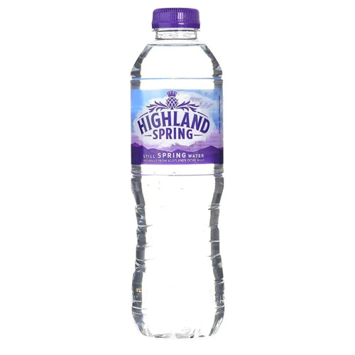 HIGHLAND SPRING WATER STILL - PLASTIC BOTTLES (500ml) x 24