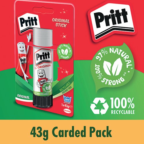 PRITT STICK LARGE 43G GLUE STICK (12 PACK) 1456075
