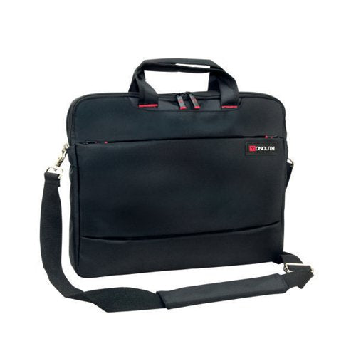 MONOLITH SLIM 15.6 INCH LAPTOP CASE WITH LOCKABLE ZIPS BLACK