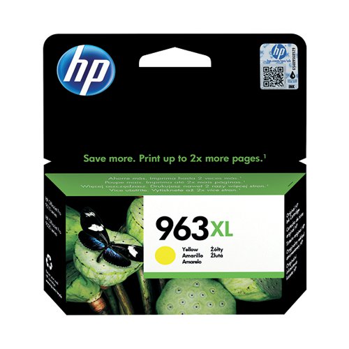 HP 963XL ORIGINAL INK CARTRIDGE HIGH YIELD YELLOW 3JA29AE