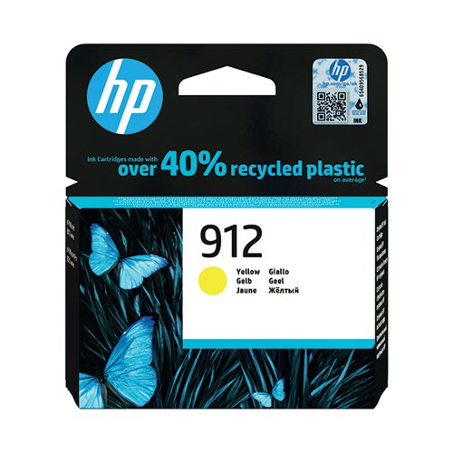 HP 912 ORIGINAL INK CARTRIDGE 2.93-ML YELLOW 3YL79AE