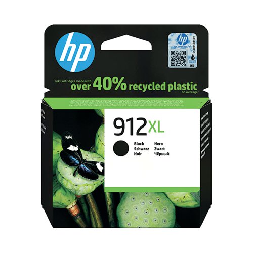 HP 912XL ORIGINAL INK CARTRIDGE HIGH YIELD BLACK 3YL84AE