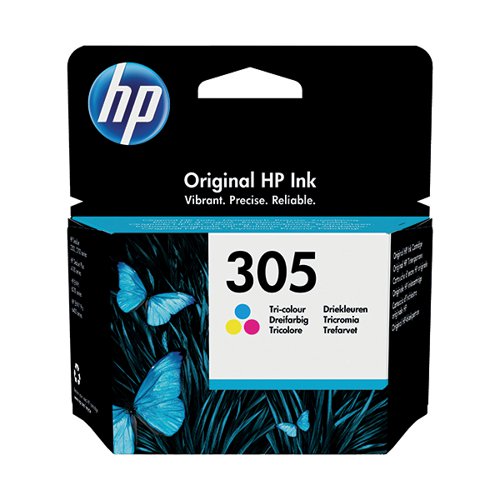 HP 305 ORIGINAL INK CARTRIDGE 2-ML TRI-COLOR 3YM60AE