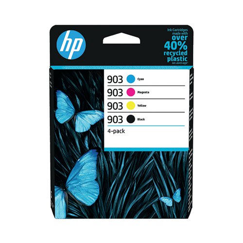 HP 903 ORIGINAL INK CARTRIDGE 4.5/12.4-ML CMYK 4-PACK 6ZC73A