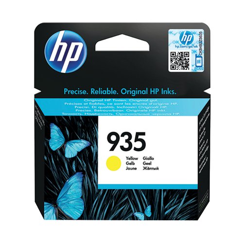 HP 935 ORIGINAL INK CARTRIDGE 4.5-ML YELLOW C2P22AE