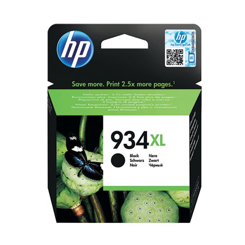 HP 934XL ORIGINAL INK CARTRIDGE HIGH YIELD BLACK C2P23AE