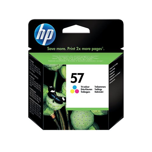 HP 57 ORIGINAL INK CARTRIDGE 17-ML TRI-COLOR C6657AE