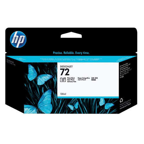 HP 72 ORIGINAL INK CARTRIDGE 130-ML BLACK C9370A