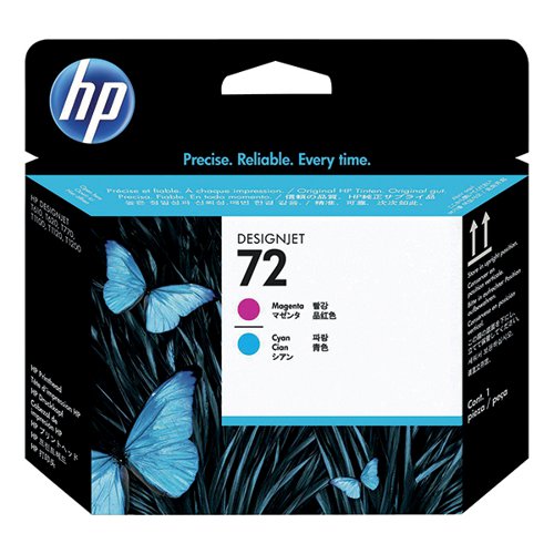 HP 72 DESIGNJET PRINTHEAD CYAN/MAGENTA C9383A