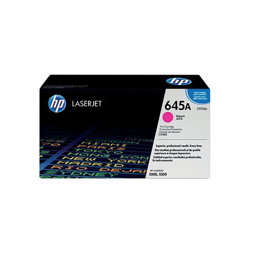 HP 645A ORIGINAL LASERJET TONER CARTRIDGE MAGENTA C9733A