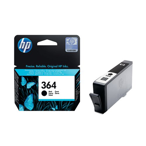HP 364 ORIGINAL INK CARTRIDGE 6-ML BLACK CB316EE