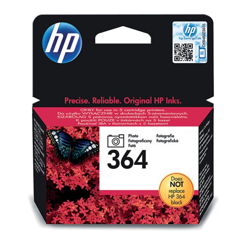 HP 364 ORIGINAL INK CARTRIDGE 3-ML BLACK CB317EE