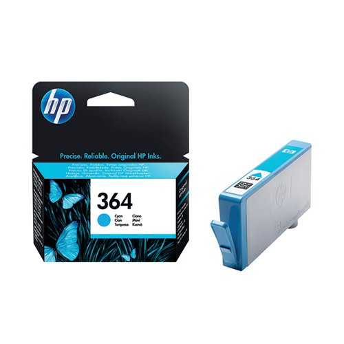 HP 364 ORIGINAL INK CARTRIDGE 3-ML CYAN CB318EE