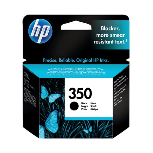 HP 350 ORIGINAL INK CARTRIDGE 5-ML BLACK CB335EE
