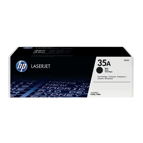 HP 35A ORIGINAL LASERJET TONER CARTRIDGE BLACK CB435A