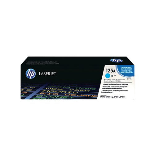 HP 125A ORIGINAL LASERJET TONER CARTRIDGE CYAN CB541A