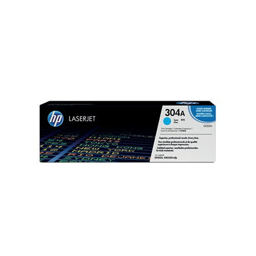 HP 304A ORIGINAL LASERJET TONER CARTRIDGE CYAN CC531A