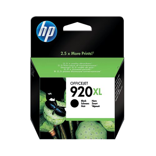 HP 920XL ORIGINAL INK CARTRIDGE HIGH YIELD BLACK CD975AE