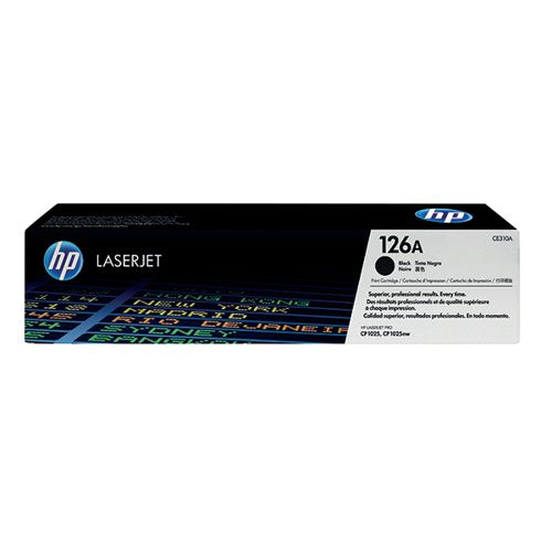 HP 126A ORIGINAL LASERJET TONER CARTRIDGE BLACK CE310A