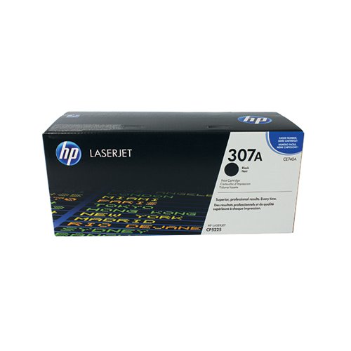 HP 307A ORIGINAL LASERJET TONER CARTRIDGE BLACK CE740A