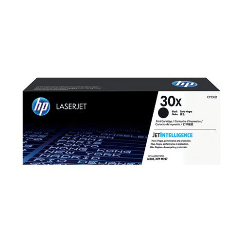 HP 30X ORIGINAL LASERJET TONER CARTRIDGE HIGH YIELD BLACK CF